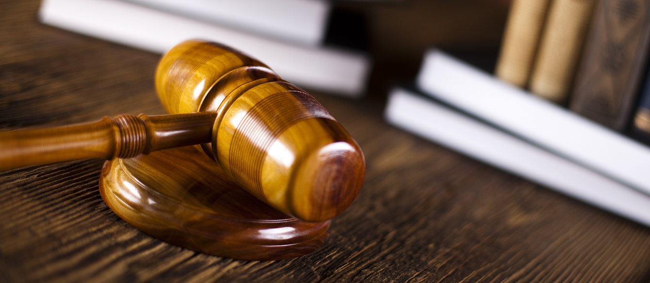 Wooden gavel barrister, justice concept, legal system